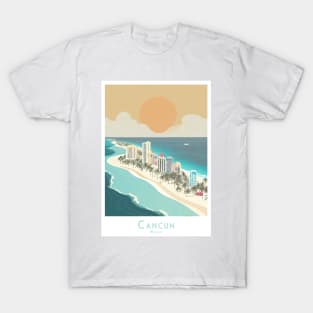 Cancun Mexico - Sunset Serenity T-Shirt